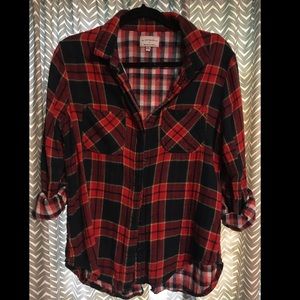 Cotton On Thick Red Flannel